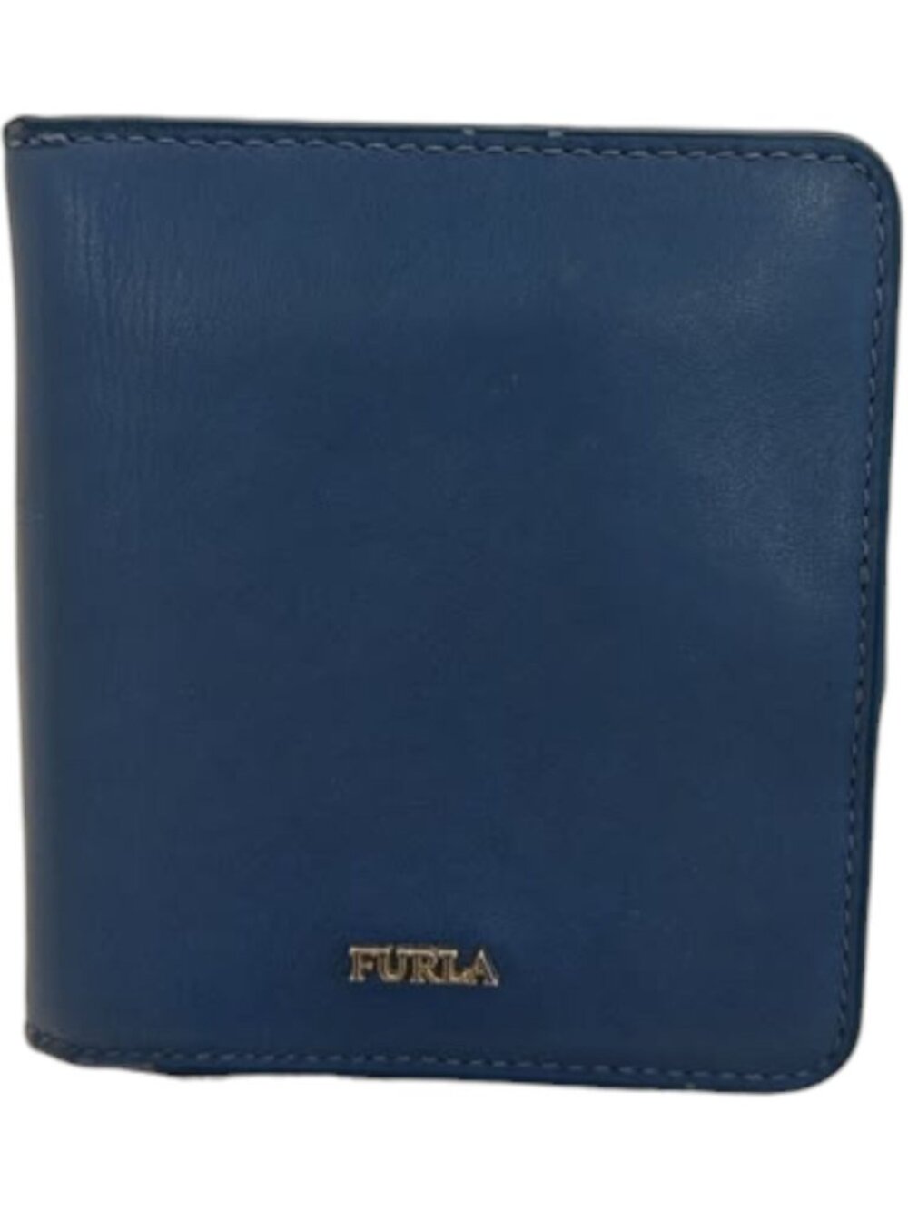 644136CR C1 Furla Wallet Blue Leather